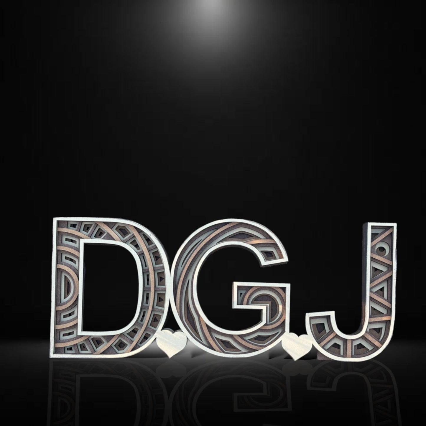 Custom Multi-Layered Wood Art Lettering